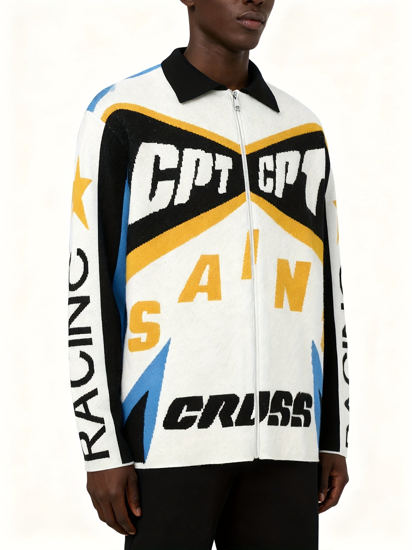 Men'S Street Racing Cardigan