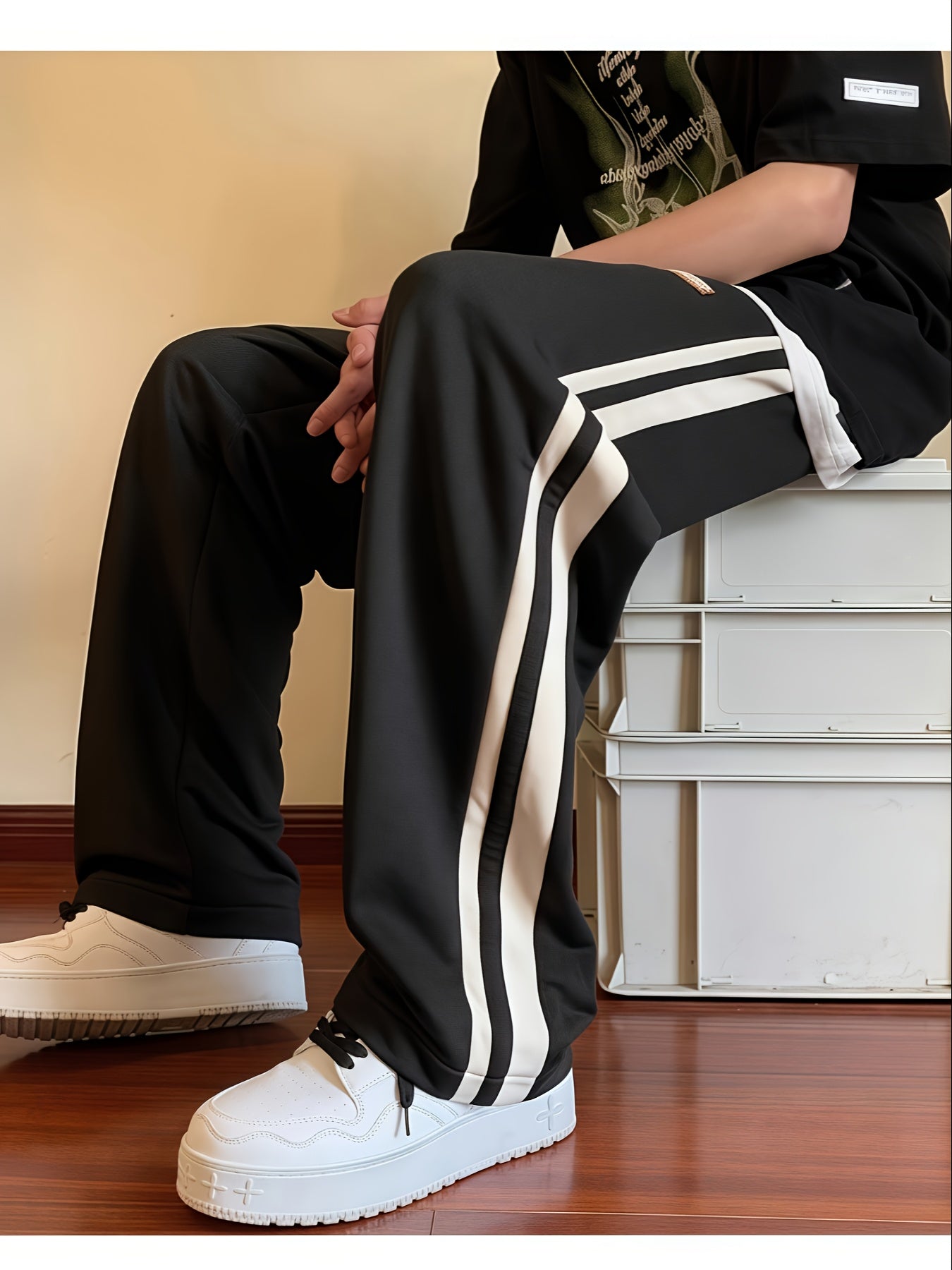 Men's Casual Straight-Leg Pants
