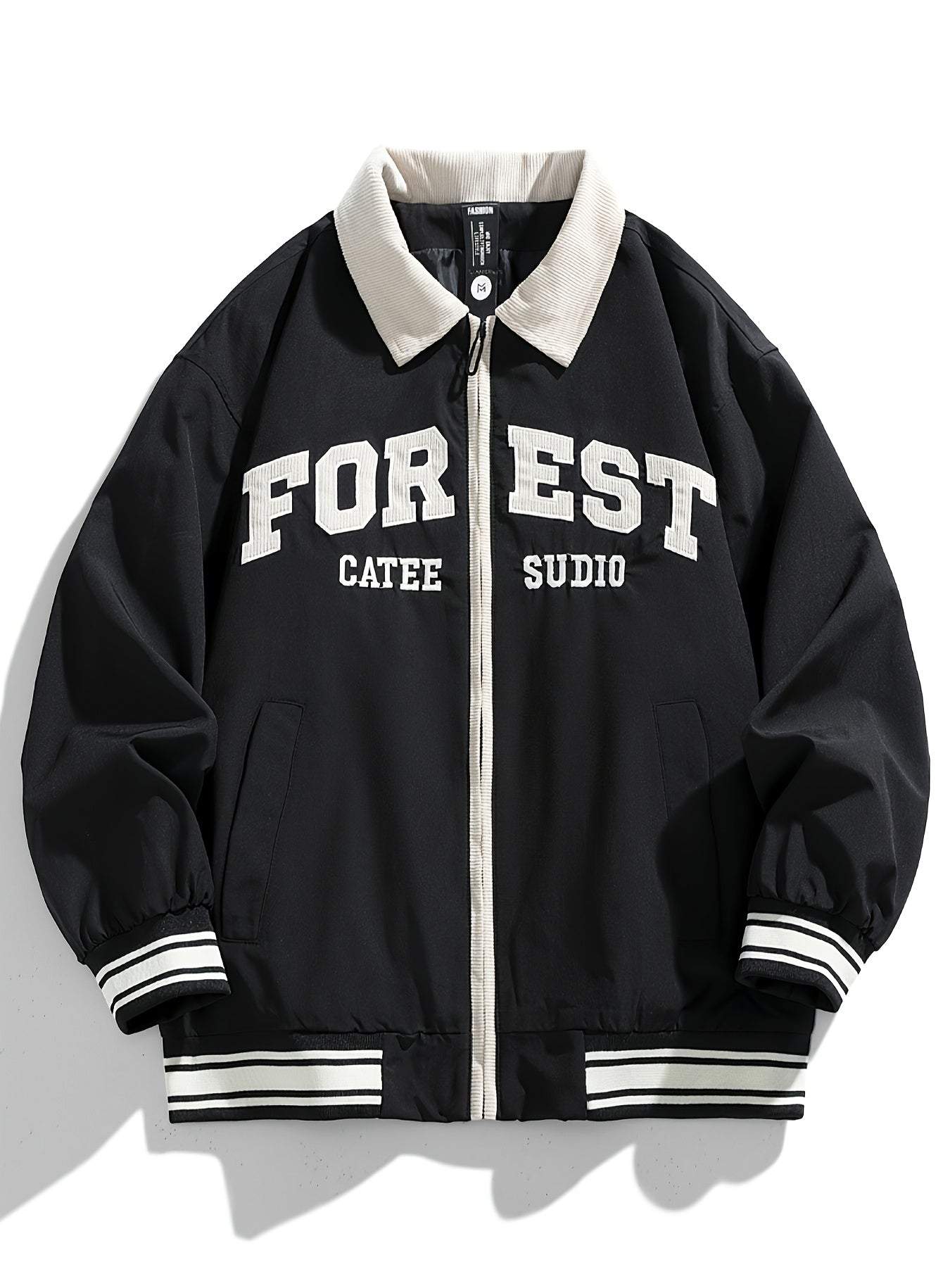Embroidered Bomber Jacket