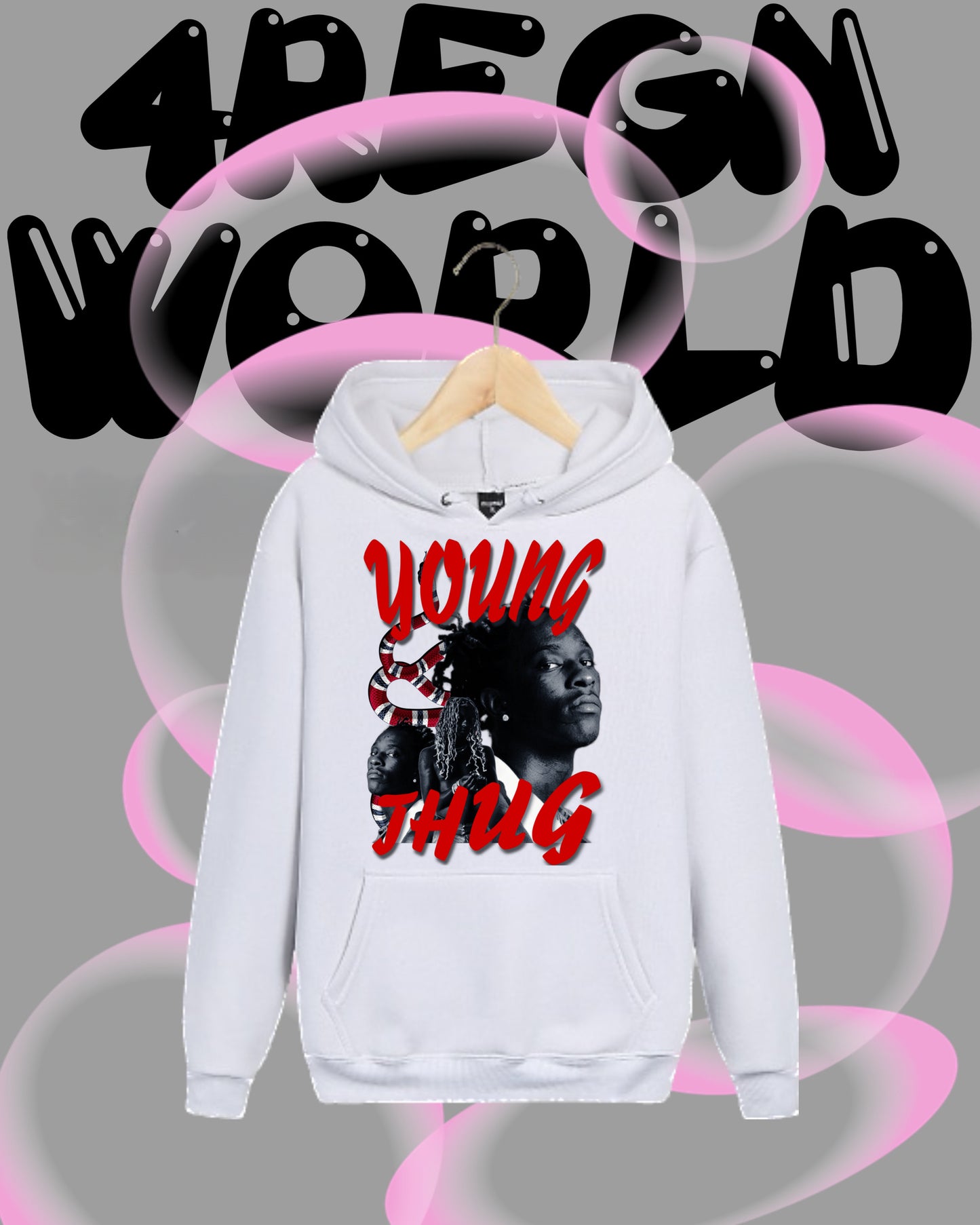 Graphic Hoodie Young Thug