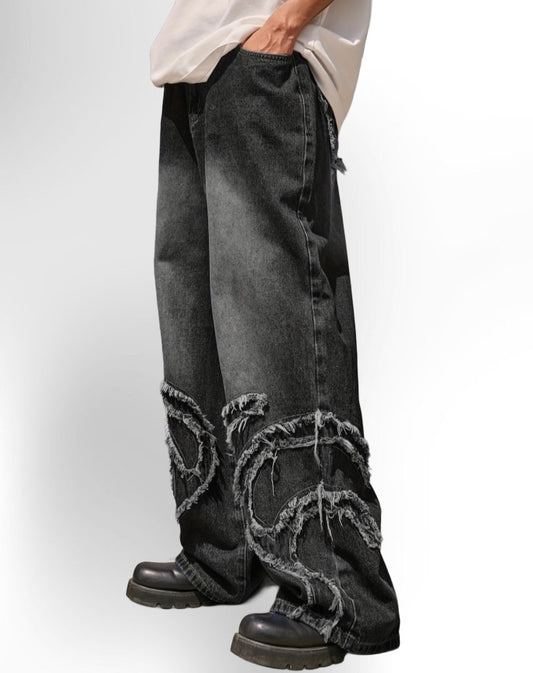 Black Denim Trousers