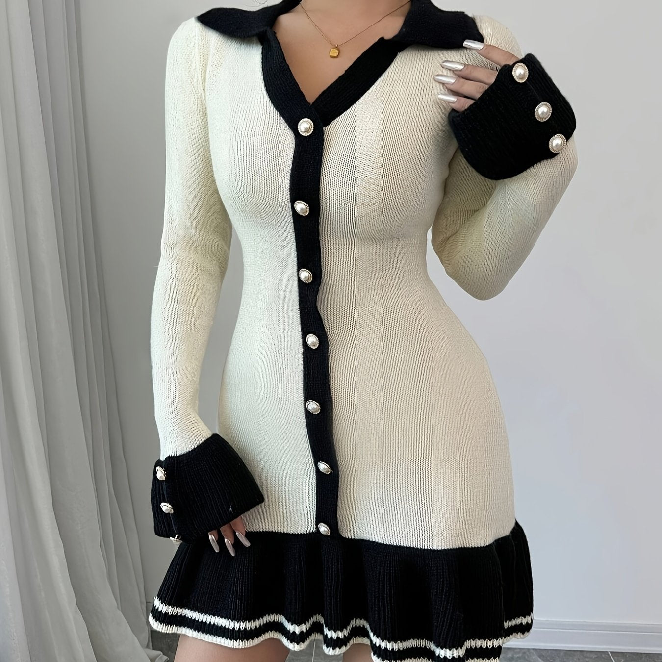 Women's Fabric Dress Elegant Targeted Style