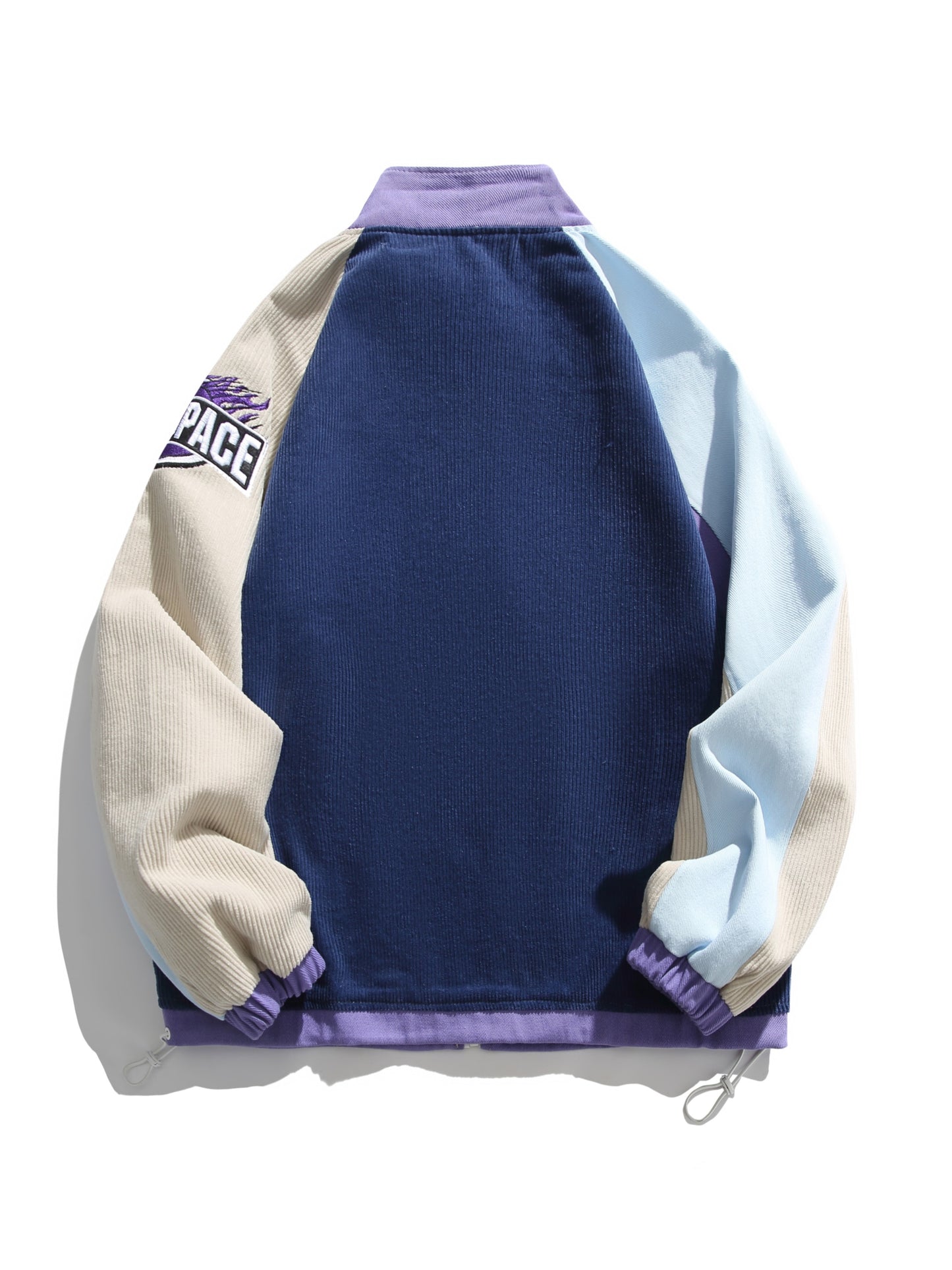 Color-Block Bomber Jacket