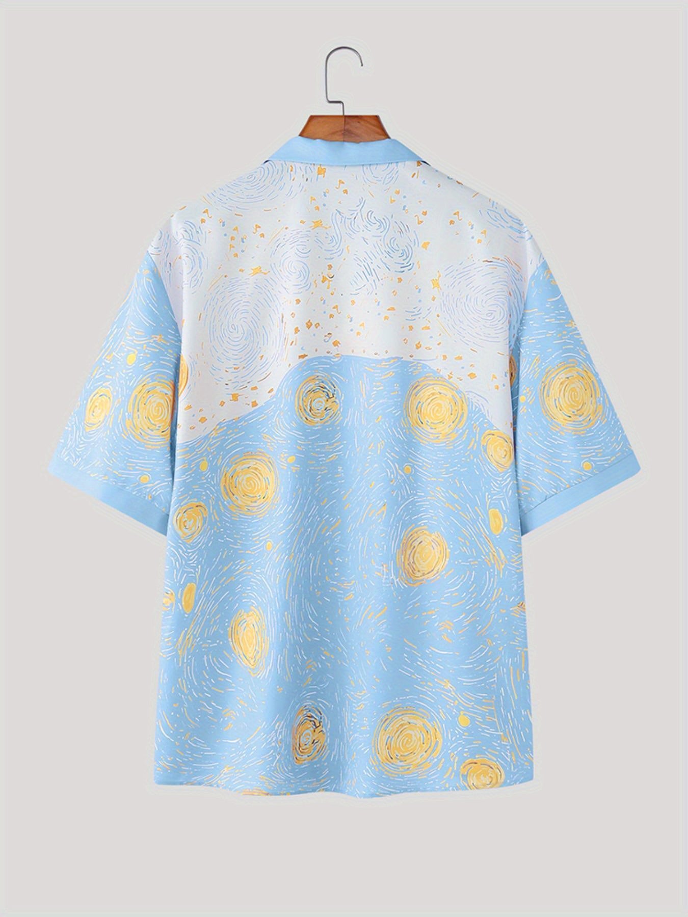 Men's Lapel Short Sleeve Shirt