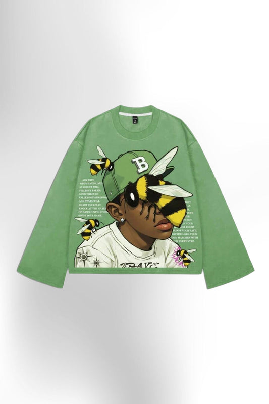 Men's Printed Long Sleeve T-Shirt