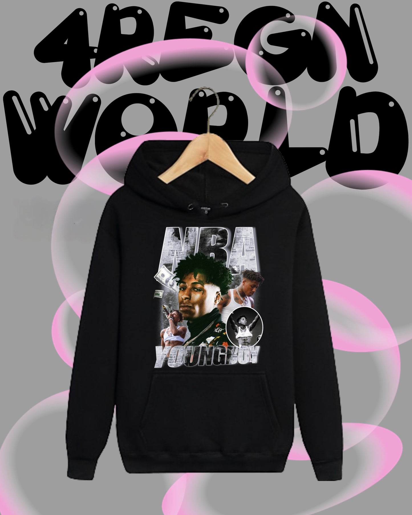 Graphic Hoodie NBA YoungBoy