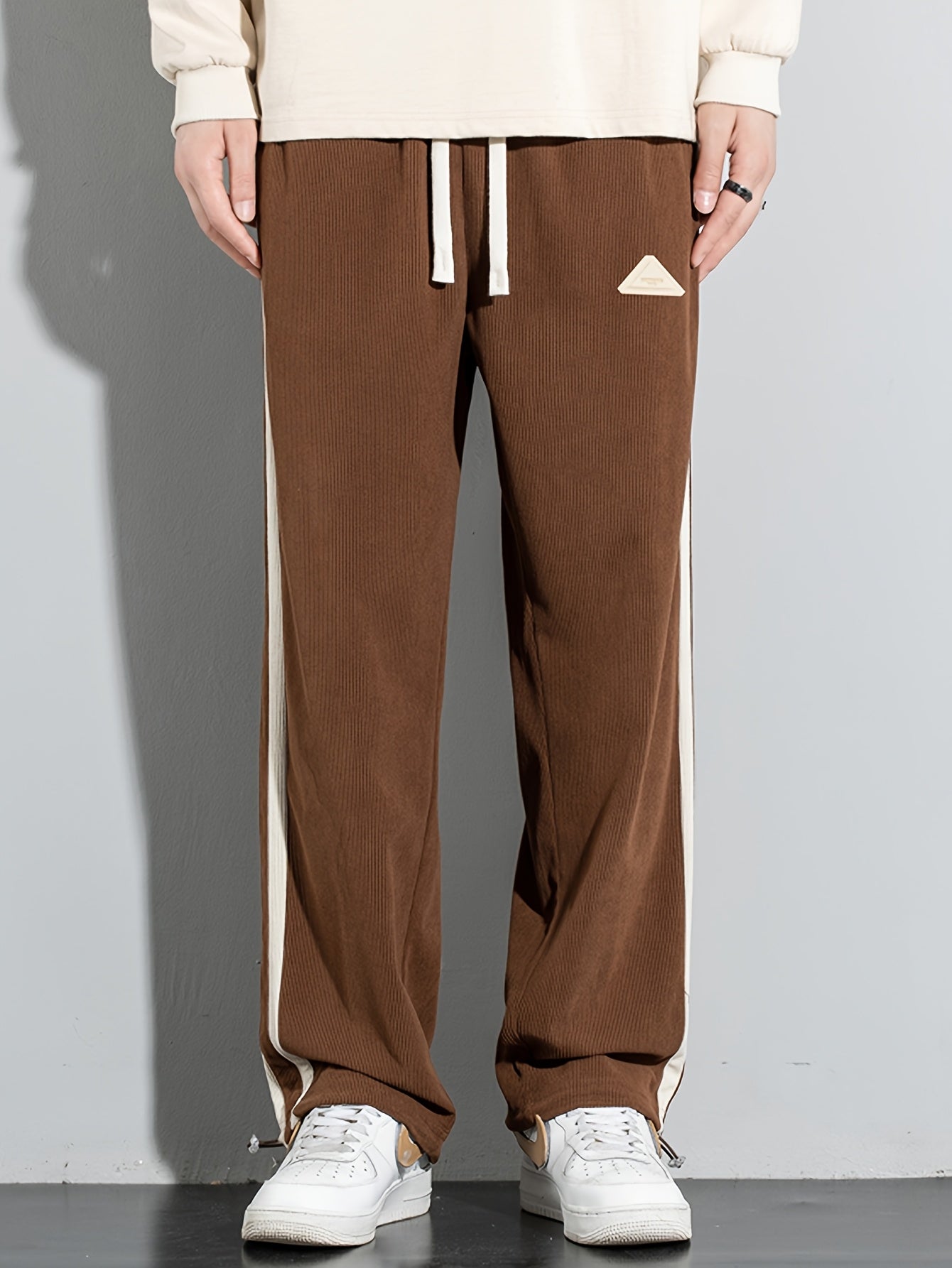Corduroy-Textured Joggers