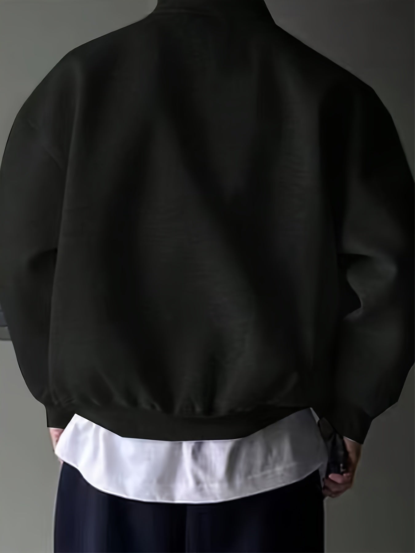 Men's Zip-Up Pullover Sweatshirt