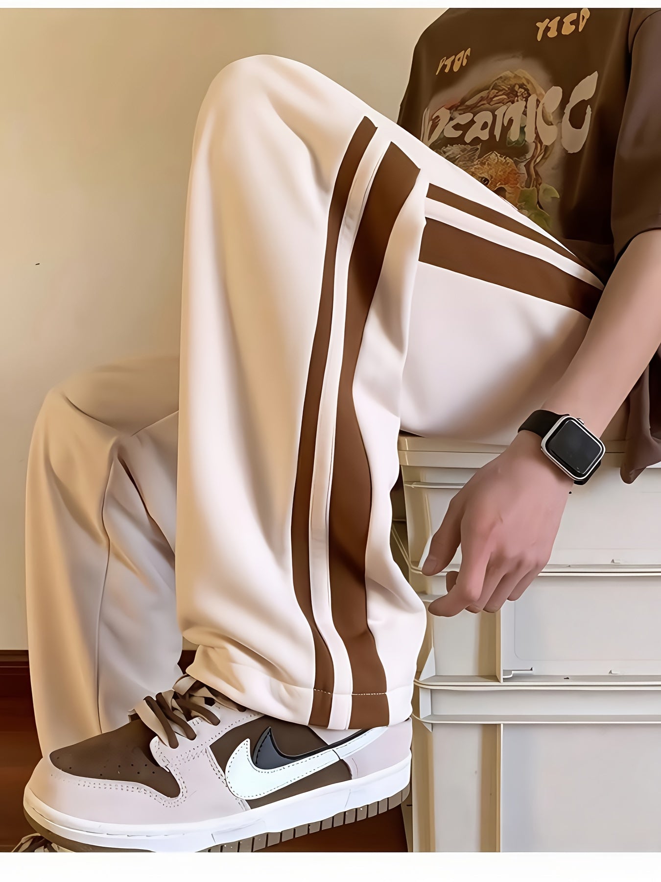 Men's Casual Straight-Leg Pants