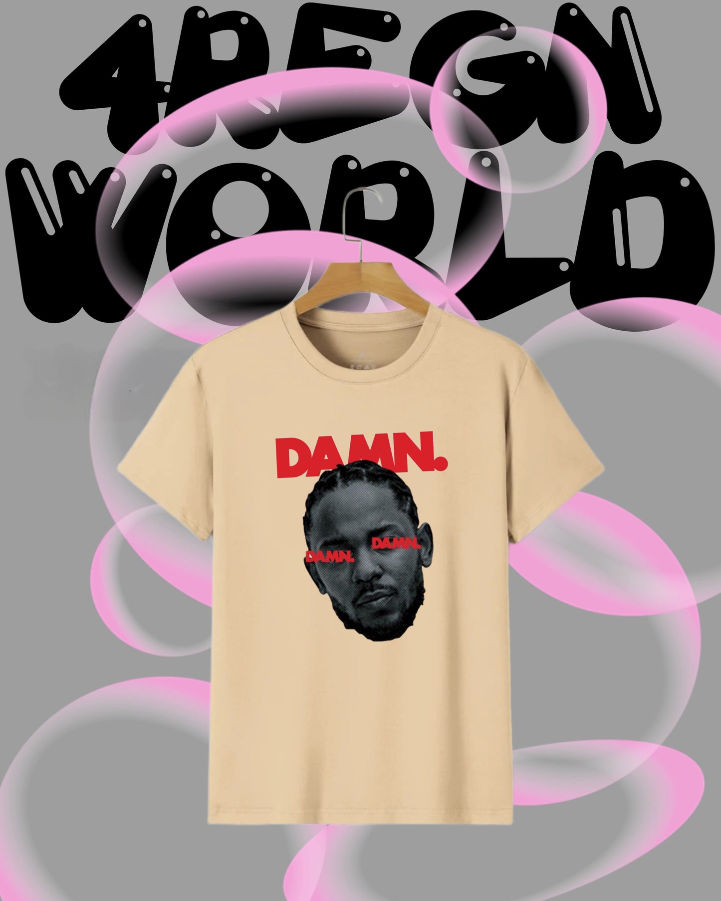 Graphic Tee Kendrick Lamar DAMN