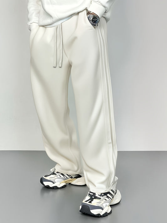 Men's Casual Loose Straight-Leg Pants