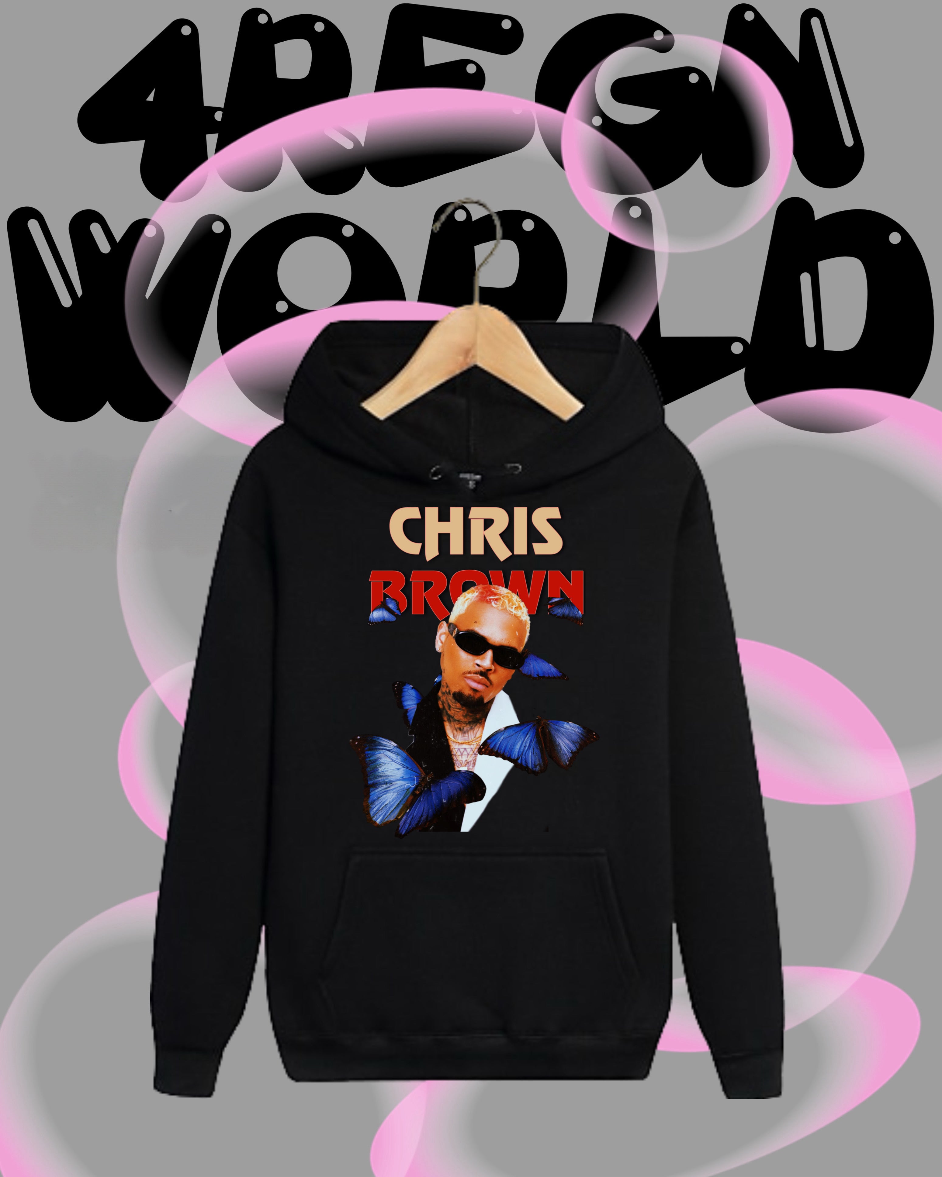 Graphic Hoodie Chris Brown