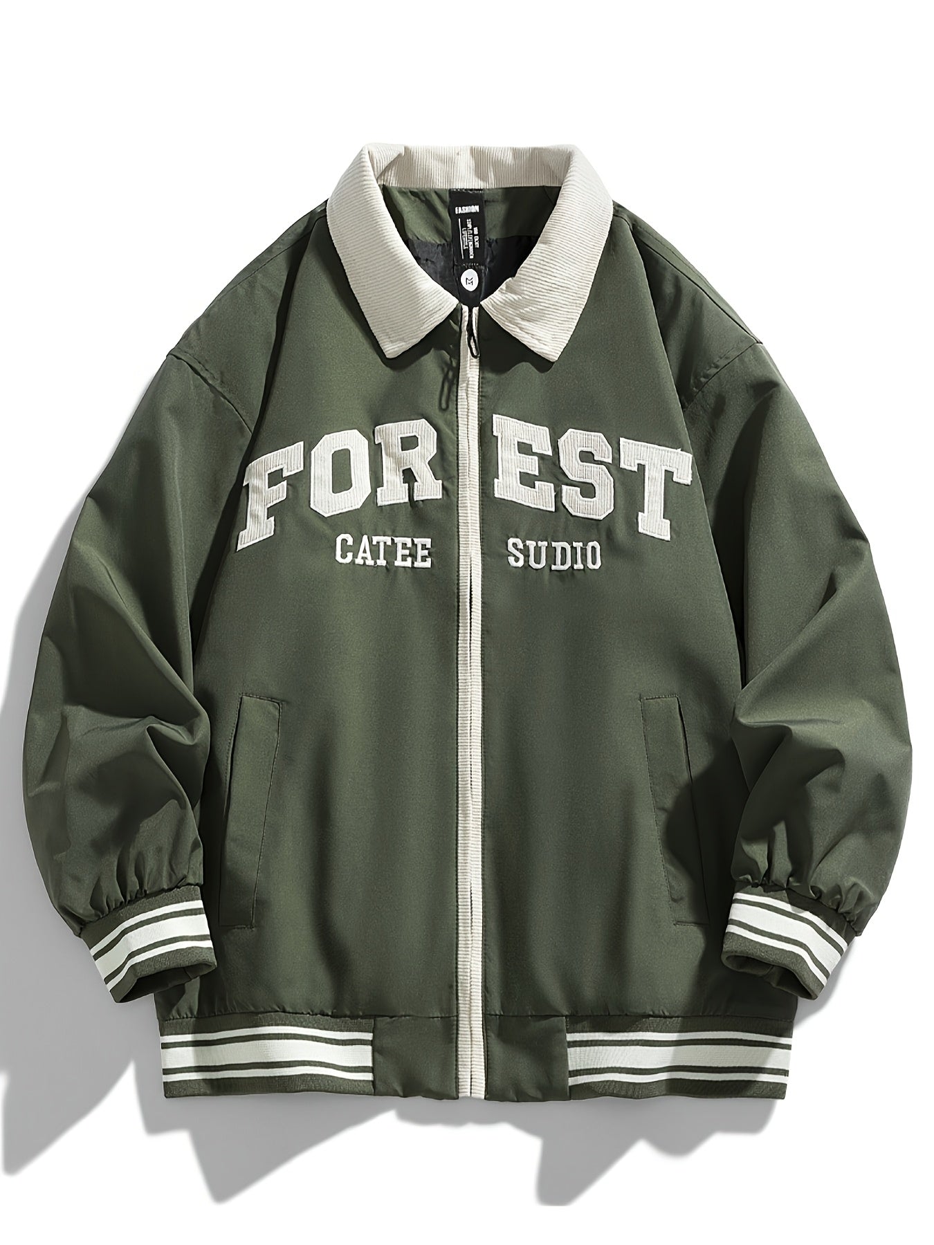 Embroidered Bomber Jacket