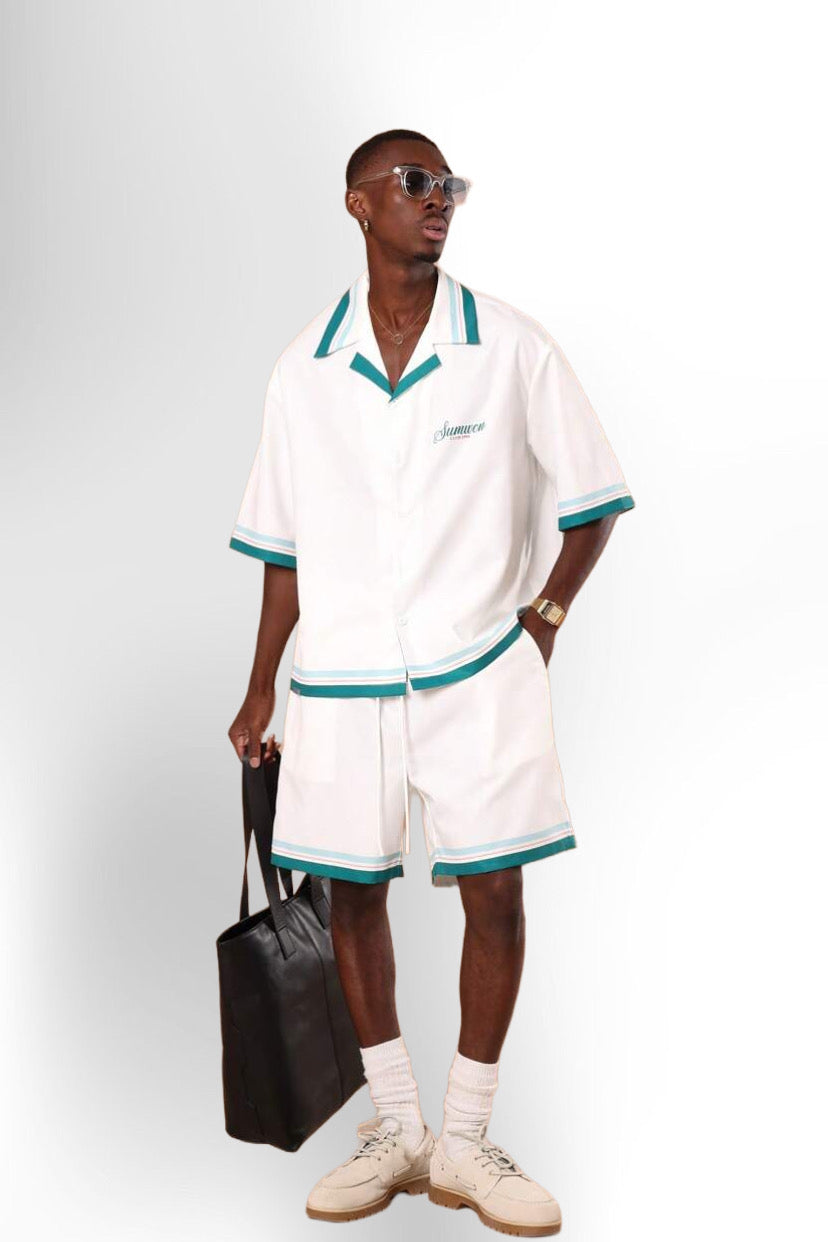 Men's Summer 2Pc Shirt & Shorts