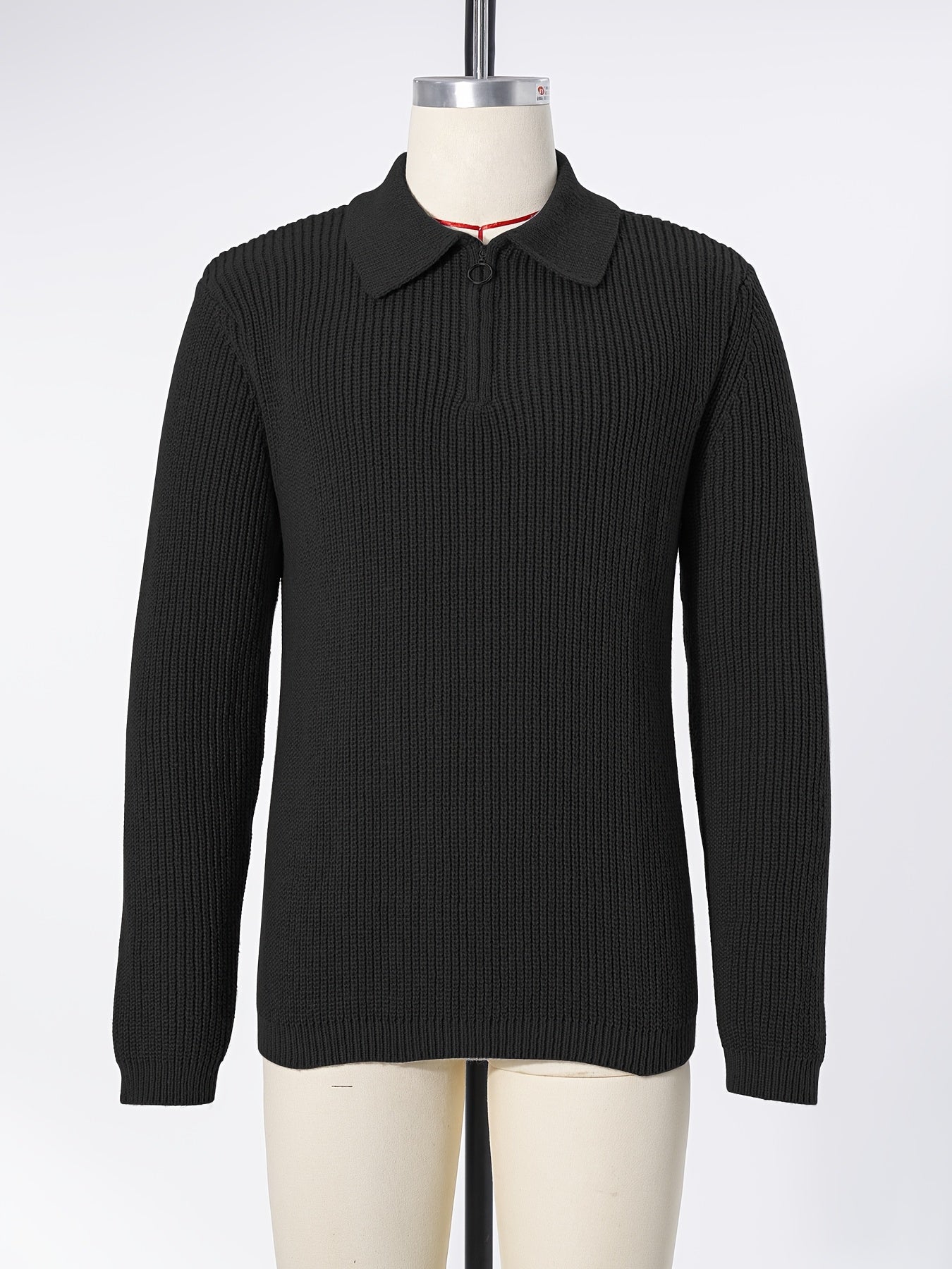 Men'S Casual Half-Zip Sweater