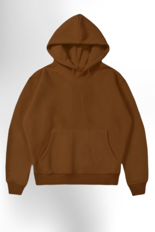 CUSTOM GRAPHIC HOODIE - Brown