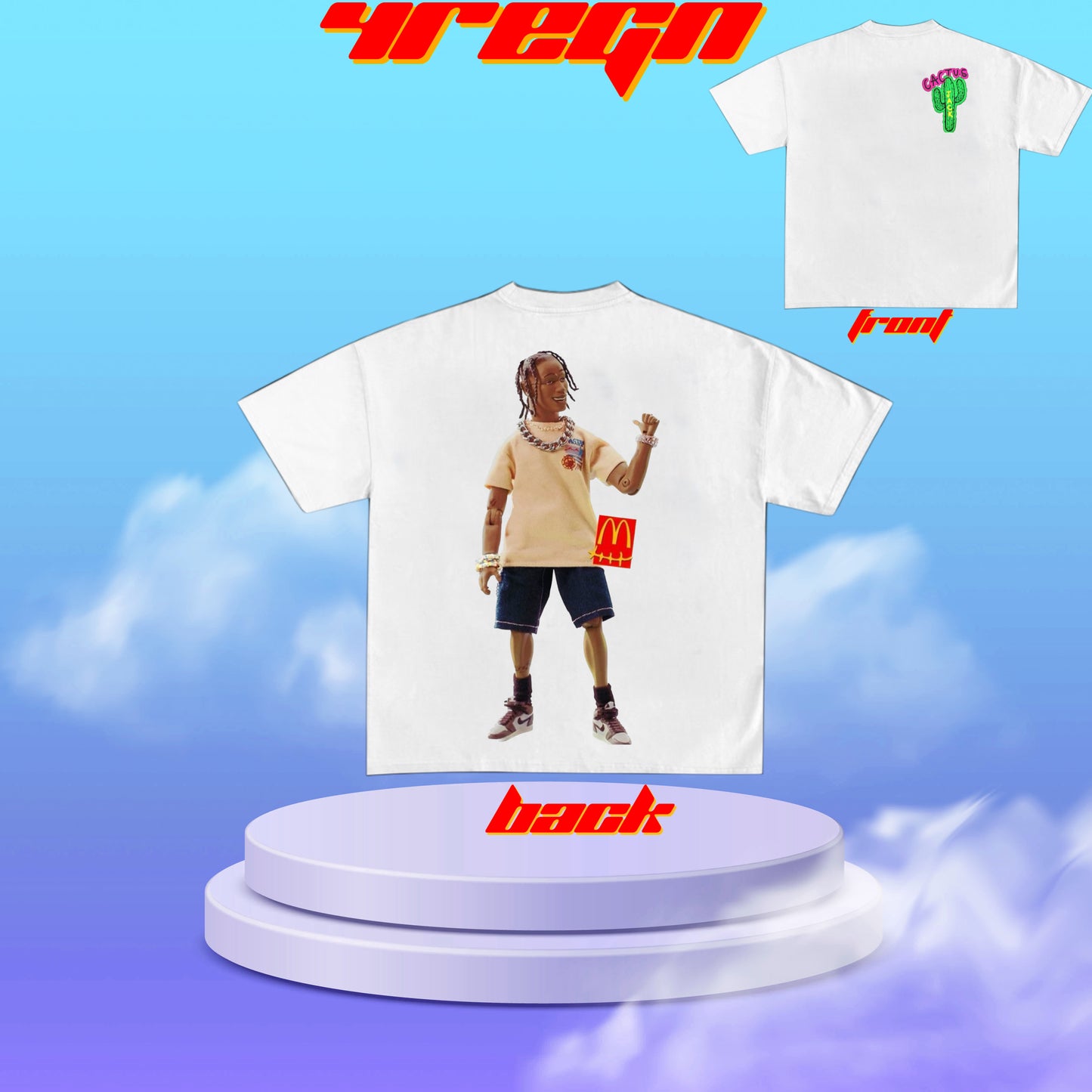 Normal Cut Travis Scott Cactus Jack Tee 7