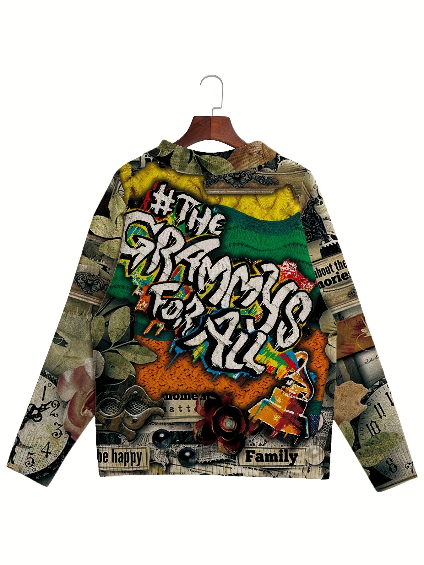 Men's 2025 Spring Casual Loose-Fit Knit Sweater