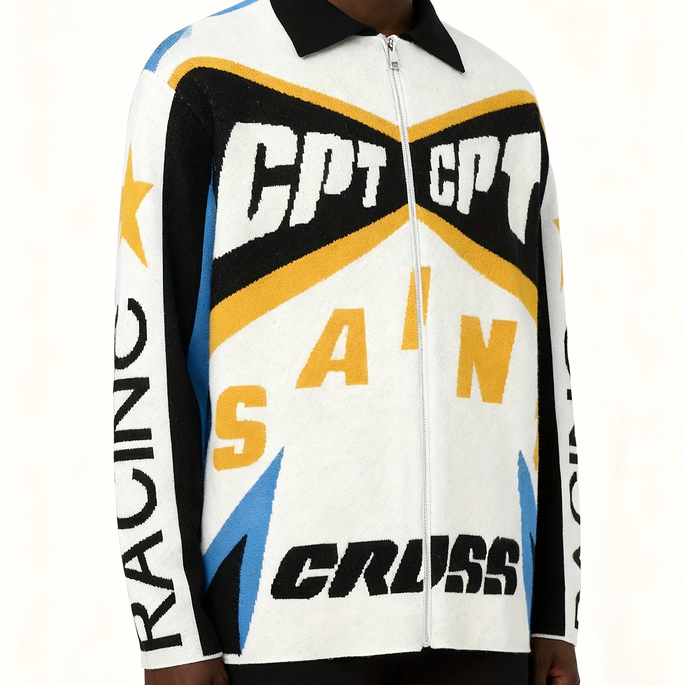 Men'S Street Racing Cardigan