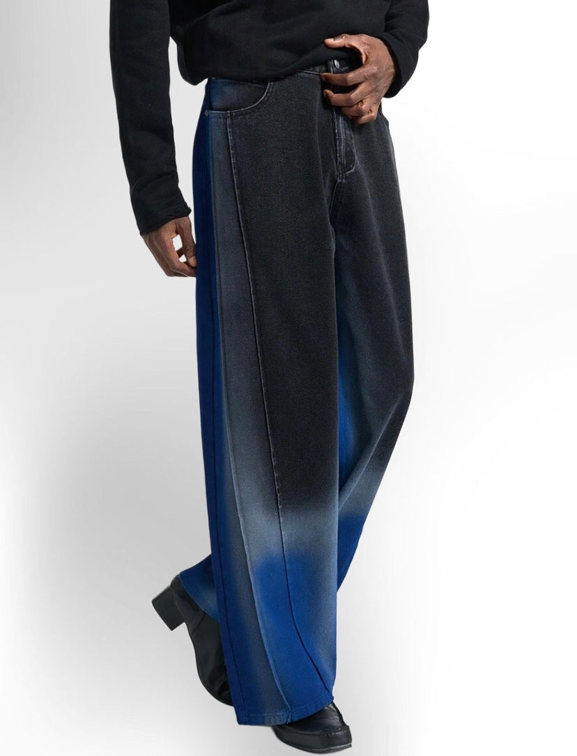 Men's Gothic Ombre Denim Jeans