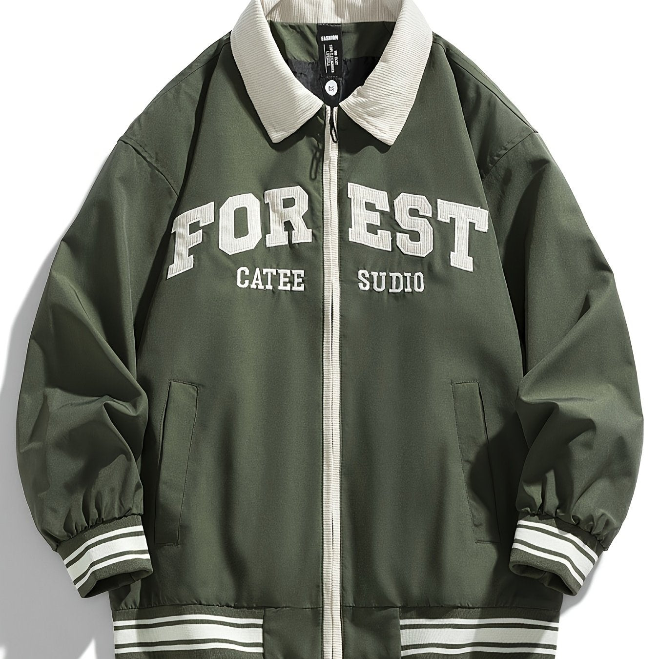 Embroidered Bomber Jacket