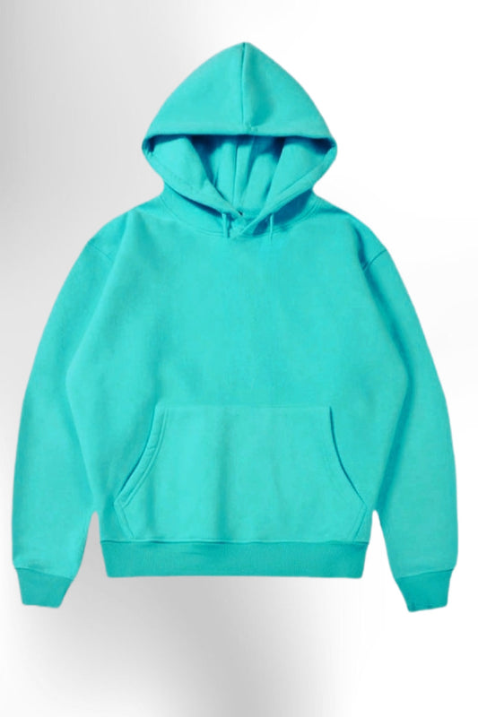 CUSTOM GRAPHIC HOODIE - Turquoise