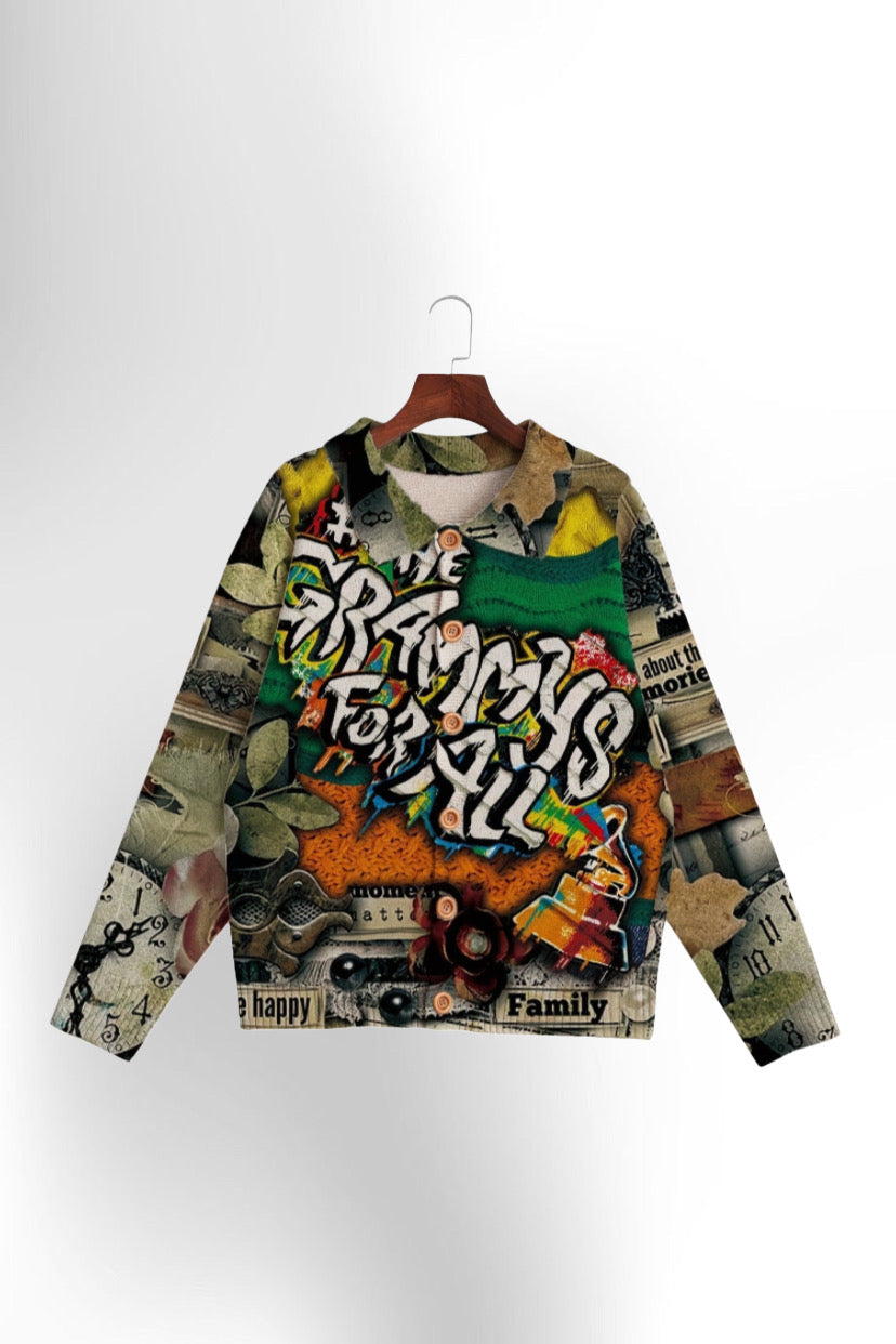 Men's 2025 Spring Casual Loose-Fit Knit Sweater