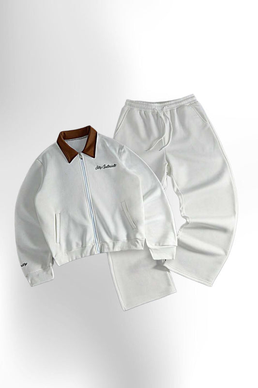 Men's 2pc Zip-Up Jacket And Pants Set