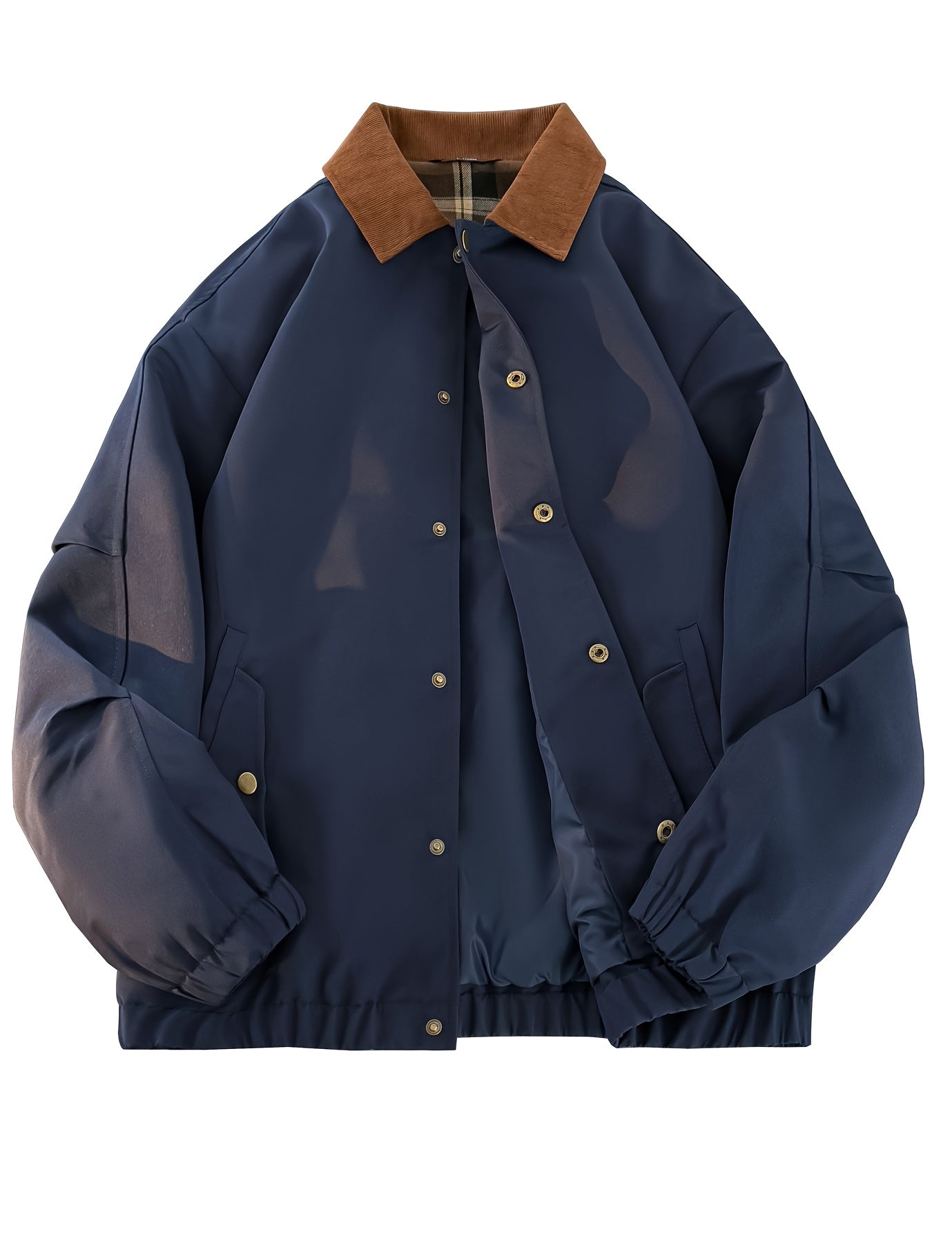 Vintage Turn-Collar Jacket