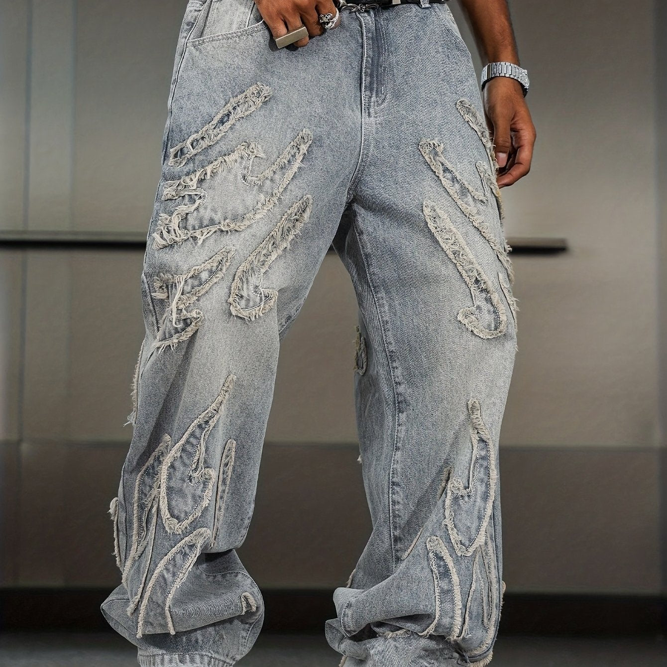 Retro Denim Pants