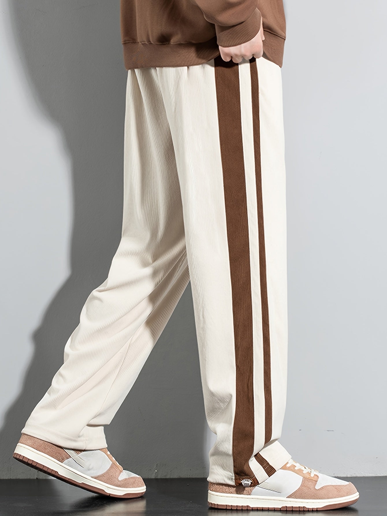 Corduroy-Textured Joggers