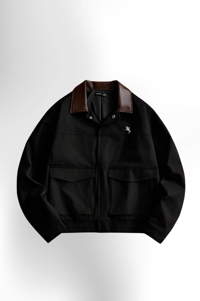 Men's Woven Patchwork Jacket