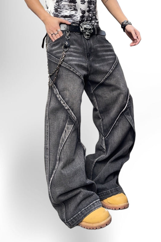 Distressed Denim Jeans
