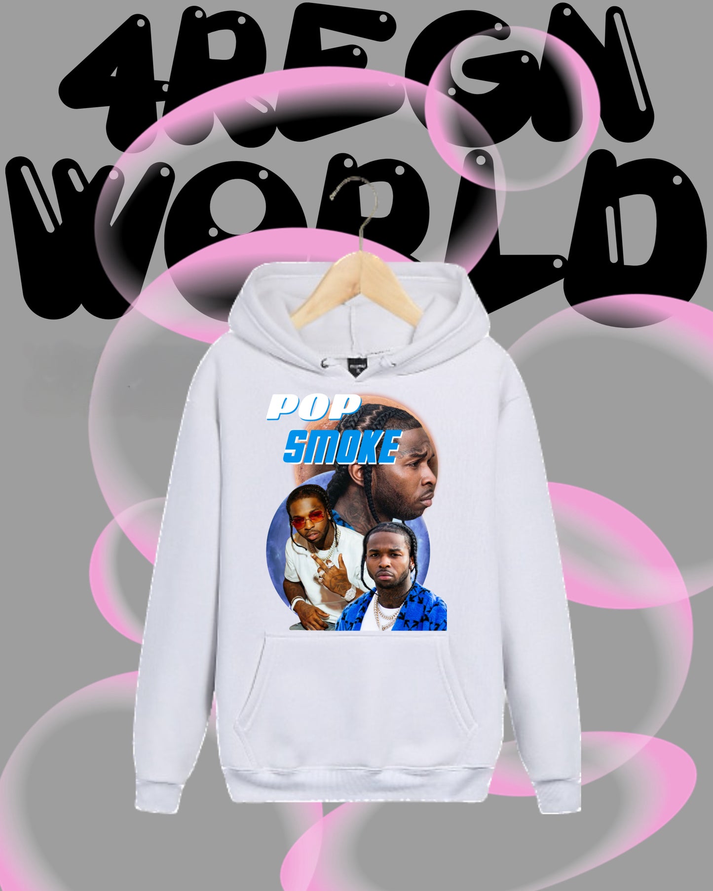 Graphic Hoodie Pop Smoke