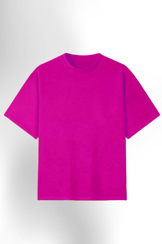 CUSTOM GRAPHIC TEE - Hot Pink