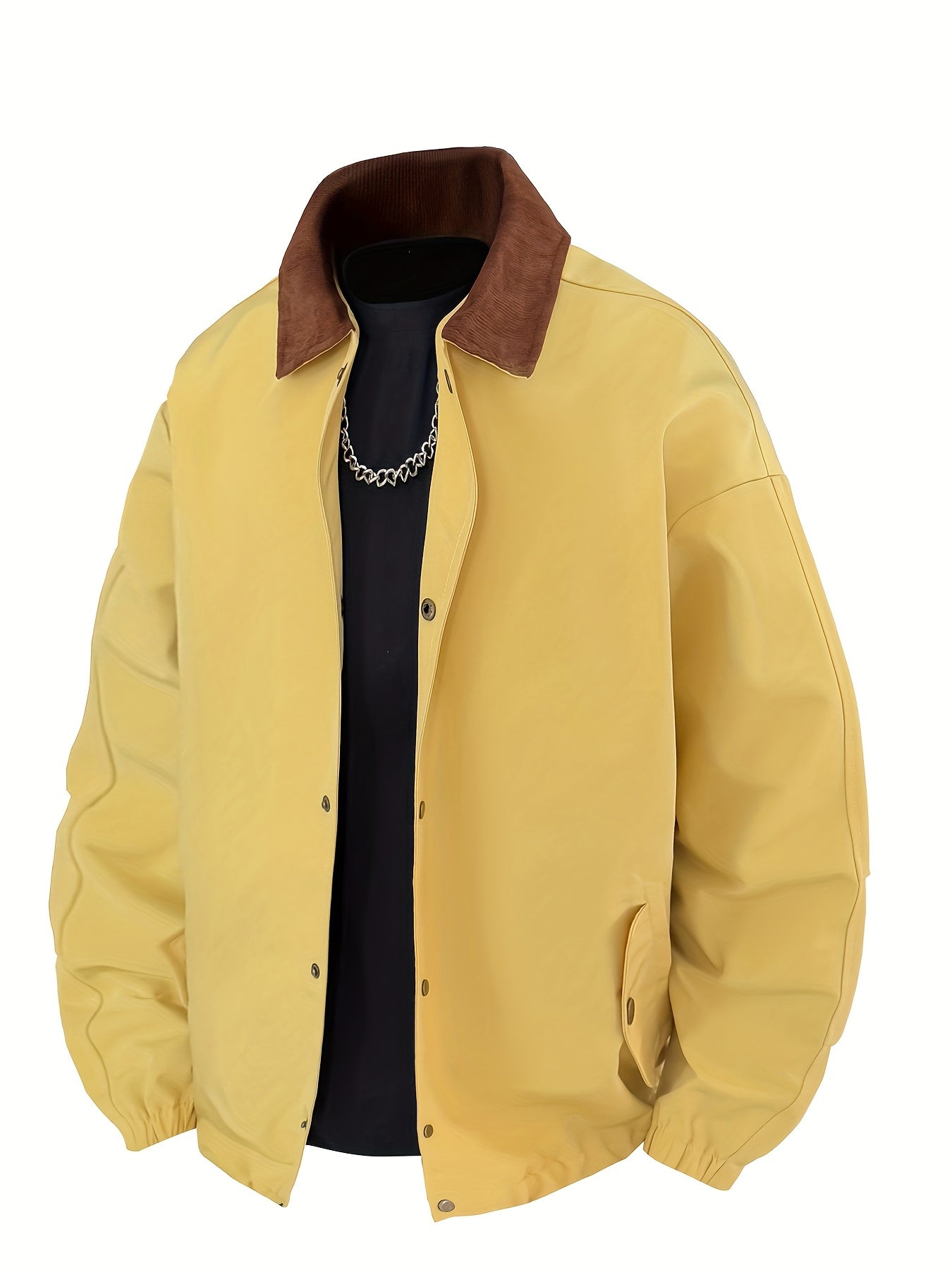 Vintage Turn-Collar Jacket