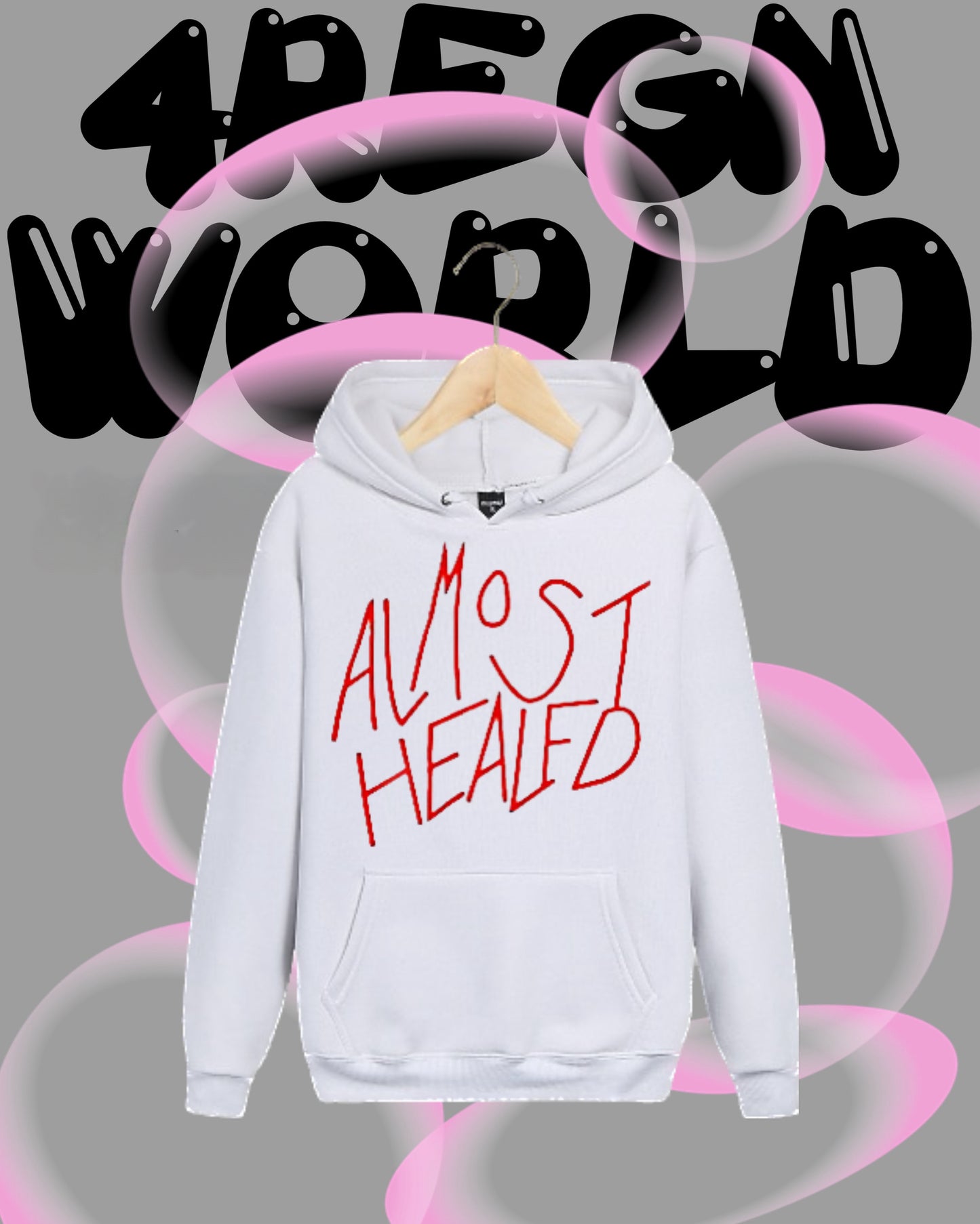 Graphic Hoodie Almost Healed