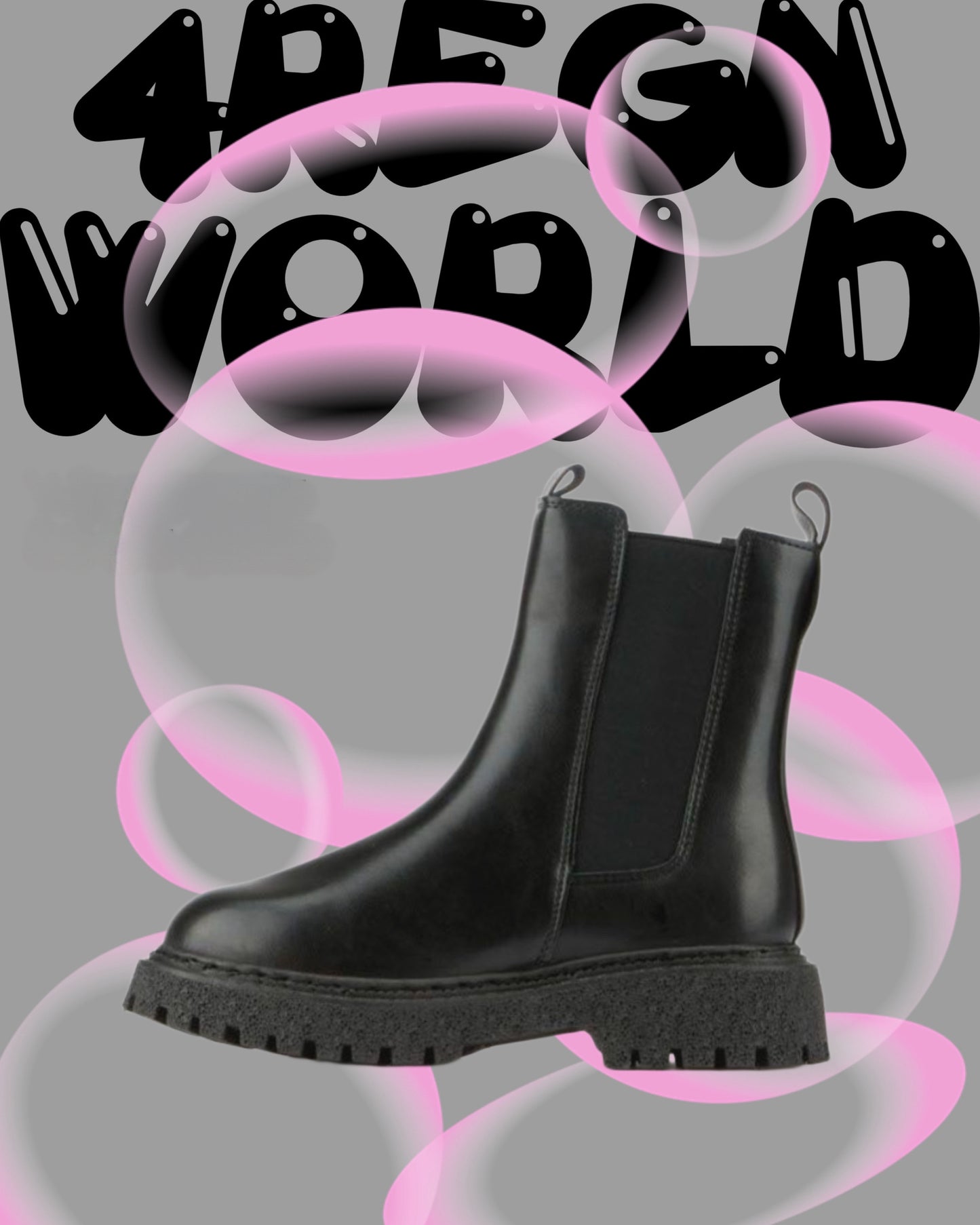 Chunky Chelsea Ankle Boot Black