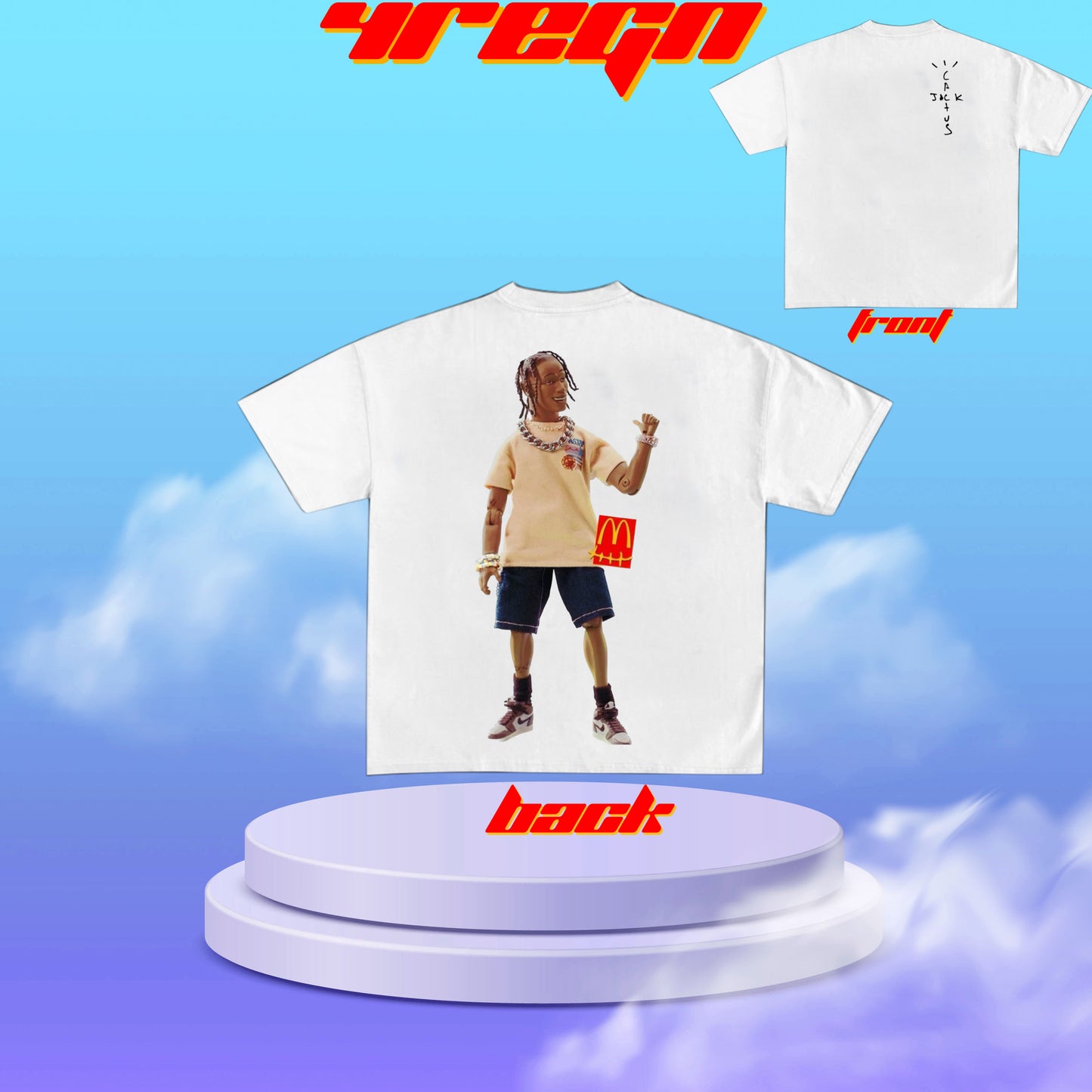 Normal Cut Travis Scott Cactus Jack Tee 3