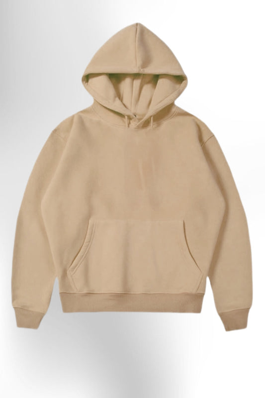 CUSTOM GRAPHIC HOODIE - Beige