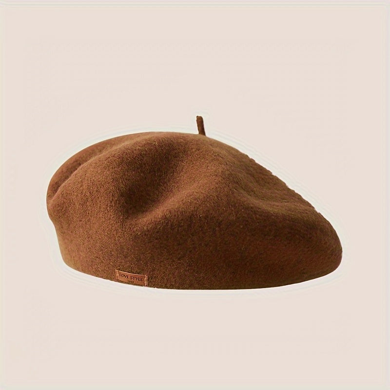 Women's Lightweight Wool Beret Hat