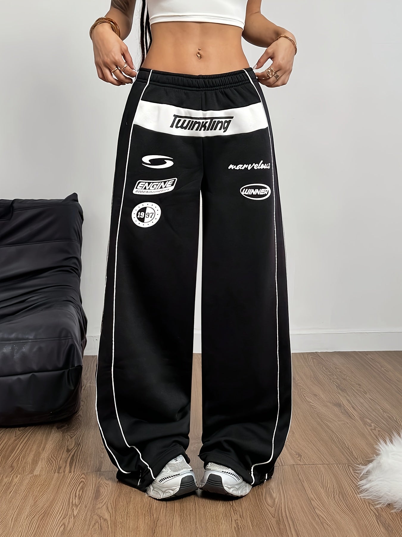 Women's Y2K Summer Wide-Leg Pants