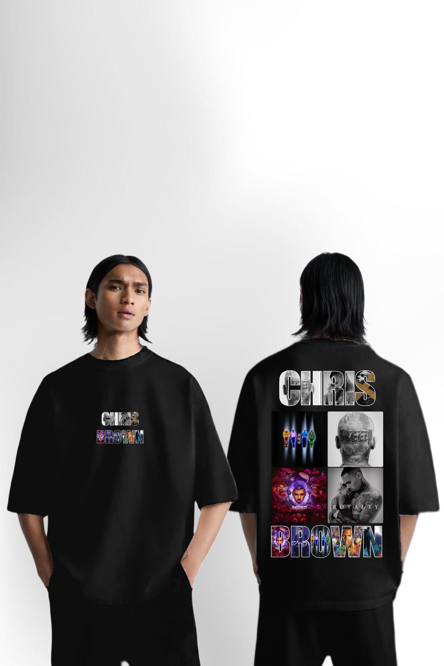 Chris Brown oversized tee