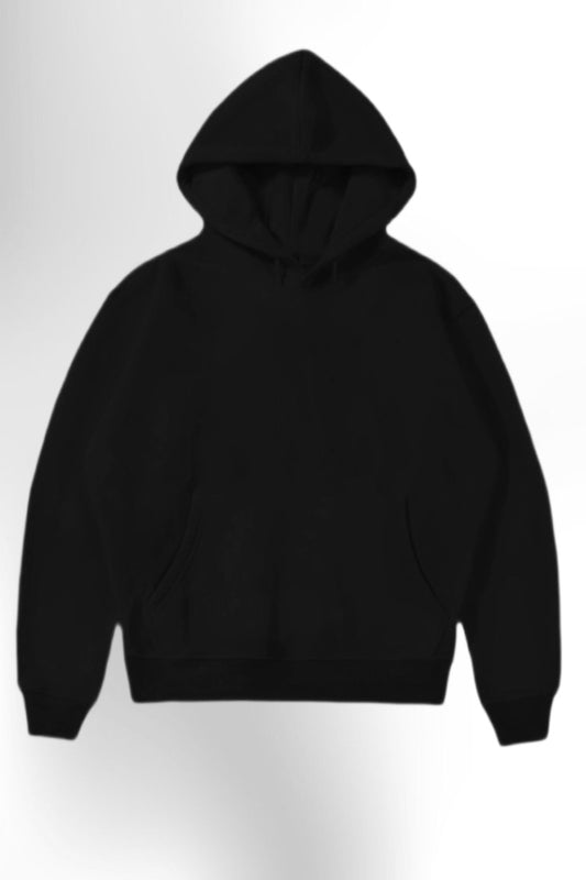 CUSTOM GRAPHIC HOODIE - black