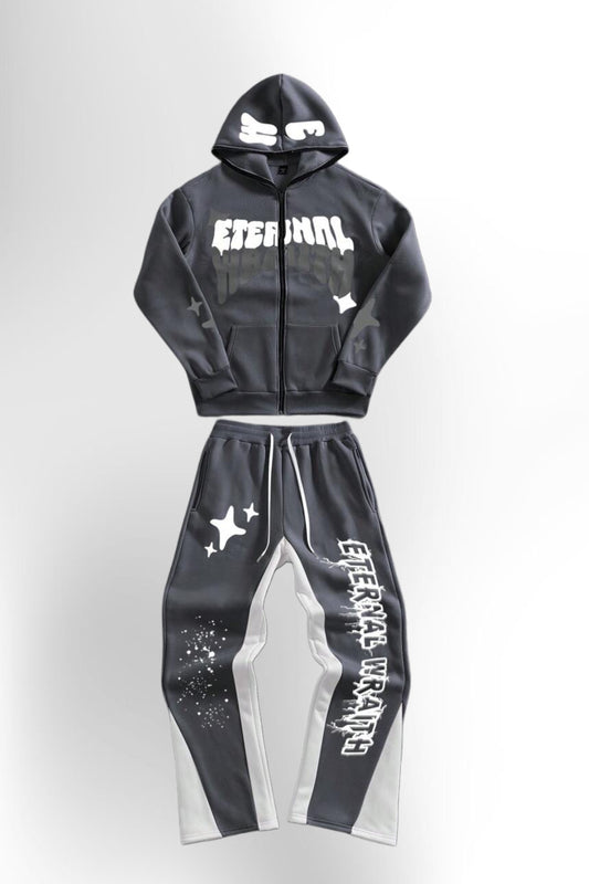 Men's Print Hoodie & Sweatpants 2 Pieces