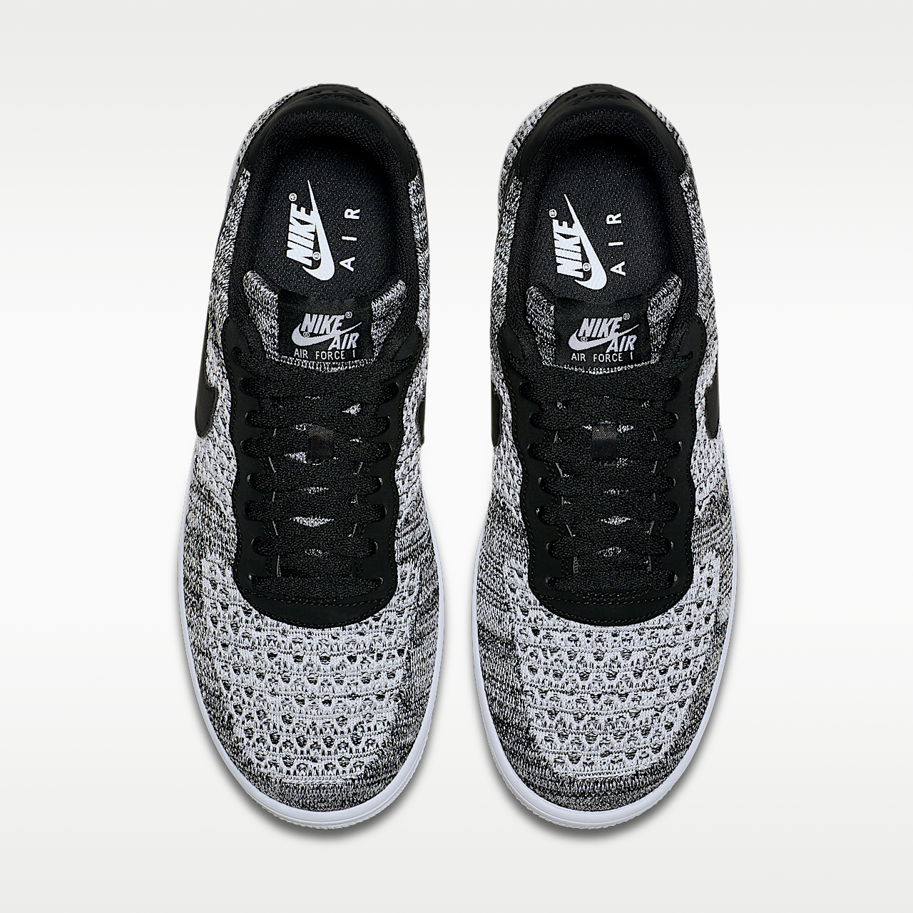 Nike Air Force 1 Flyknit 2.0 Shoes Black/White