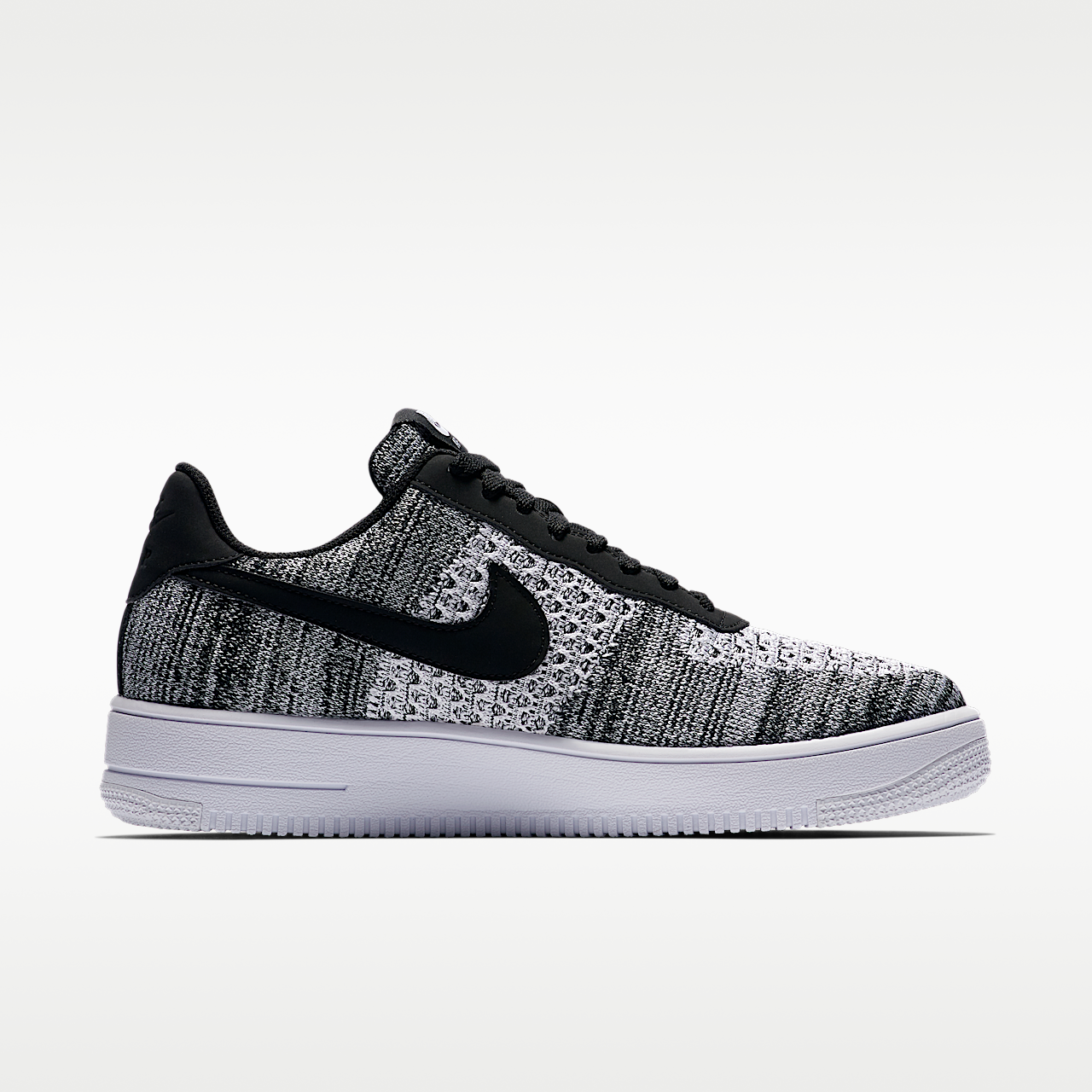 Nike Air Force 1 Flyknit 2.0 Shoes Black/White