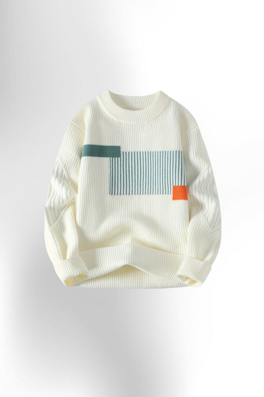 Iron Genghis Men's Geometric Pattern Sweater