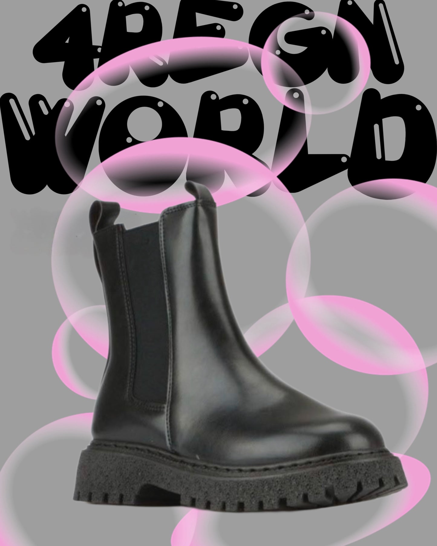 Chunky Chelsea Ankle Boot Black