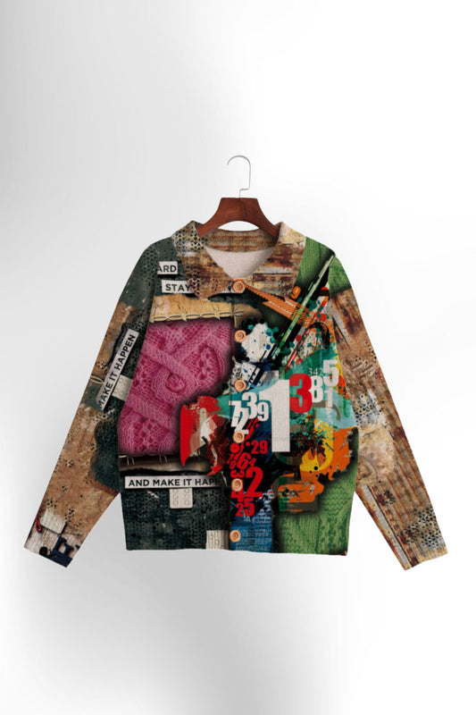 Men'S Casual Loose Fit Knit Sweater Cardigan